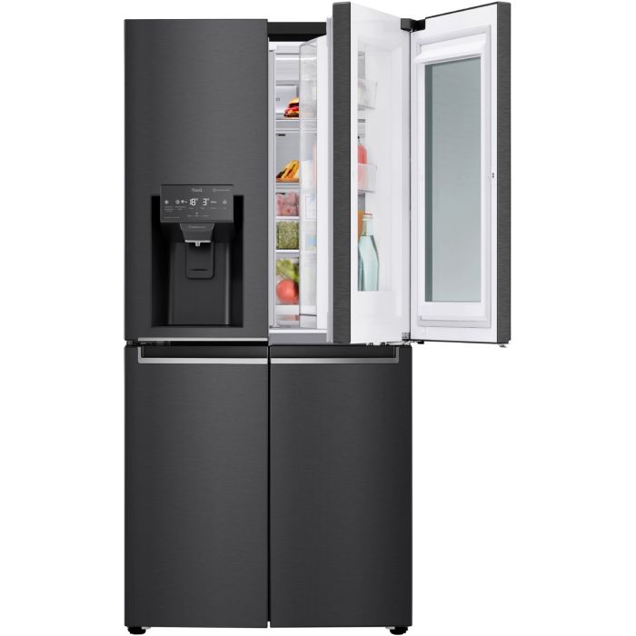 LG Side-by-Side GMX 844 MCBF InstaView® Matte Black Stainless - interner Wassertank