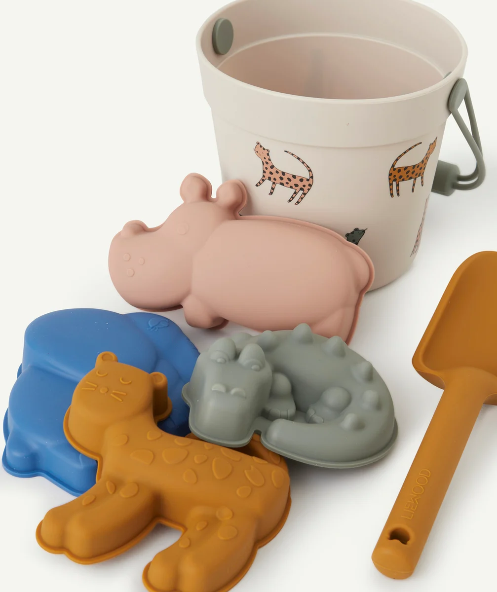 LIEWOODSET DE PLAGE MOTIFS LÉOPARDS COLORÉS ET ANIMAUX
