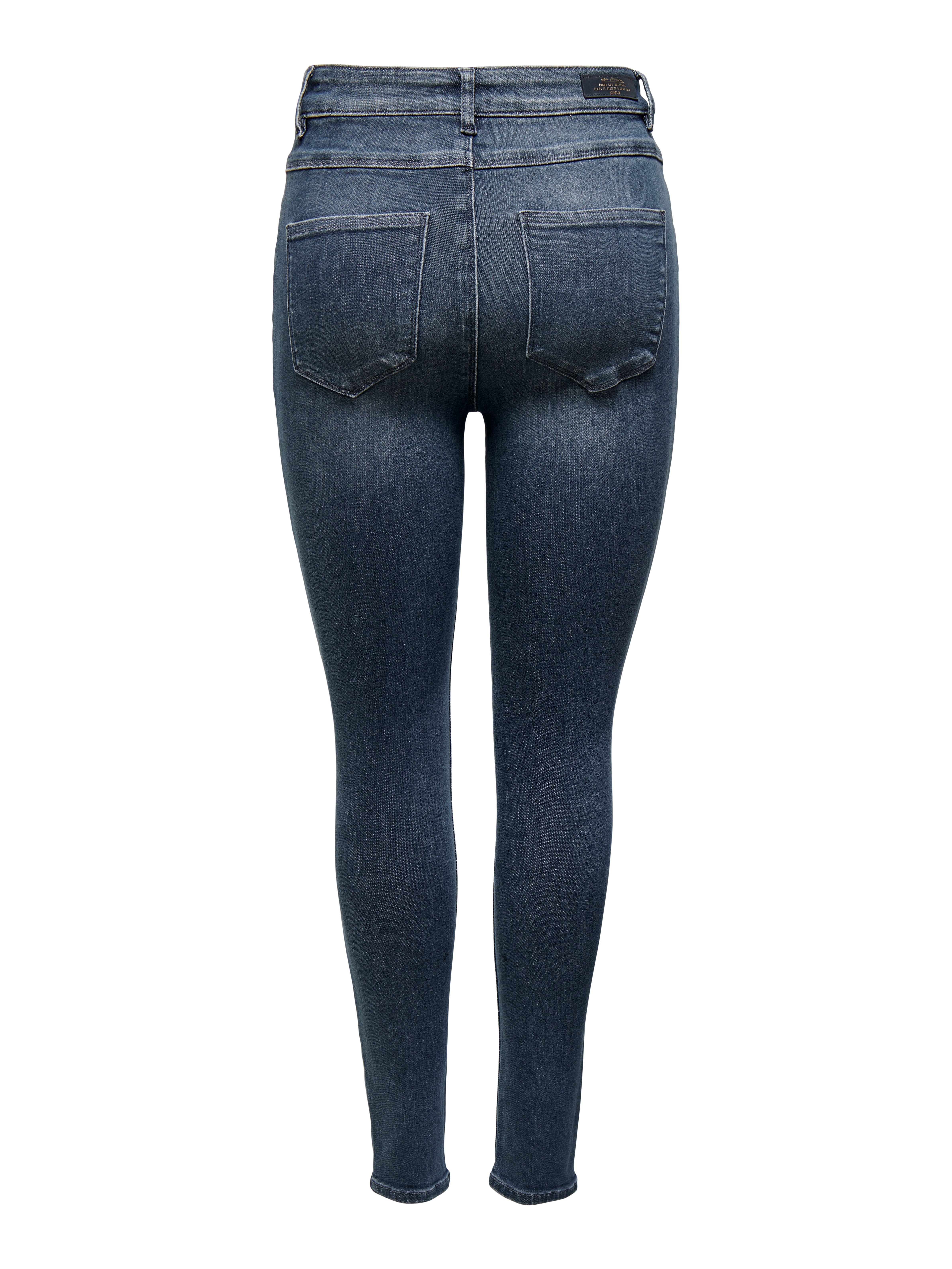ONLMILA Hohe Taille Skinny Fit Jeans Blue Black Denim