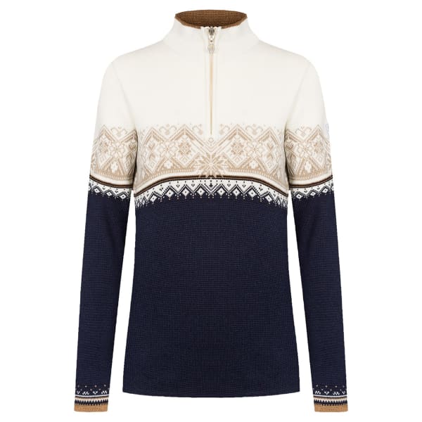 Pull DALE OF NORWAY MORITZ F SWEATER NAVY BRONZE BEIGE OFFWHITE