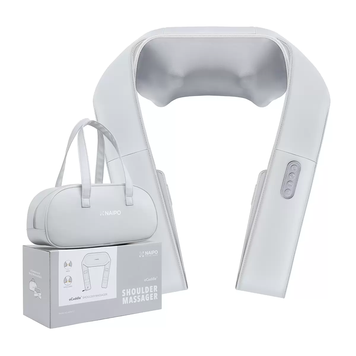 Massagegerät Naipo oCuddle-C1 grau,weiss