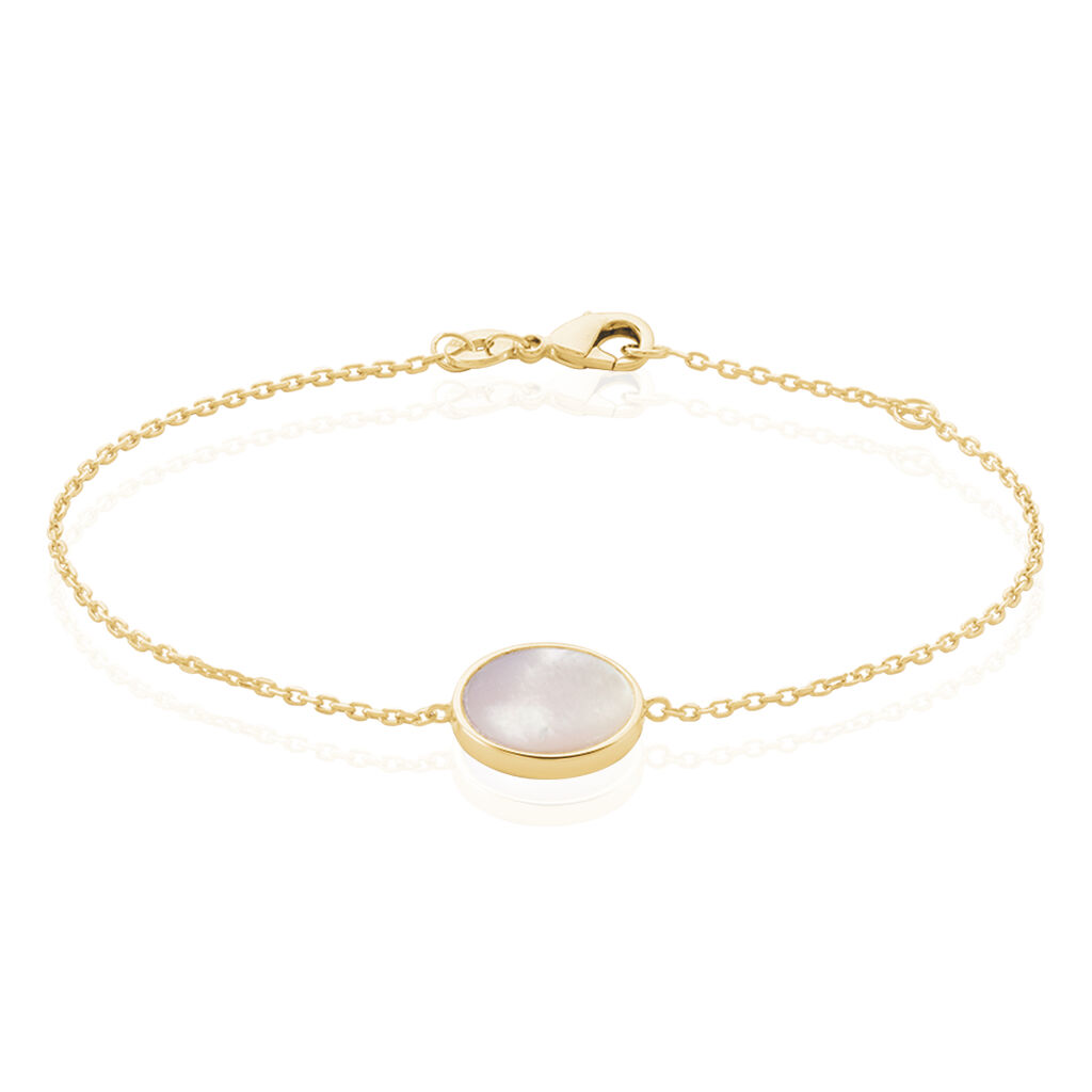 Bracelet Alta Plaqué Or Jaune Nacre