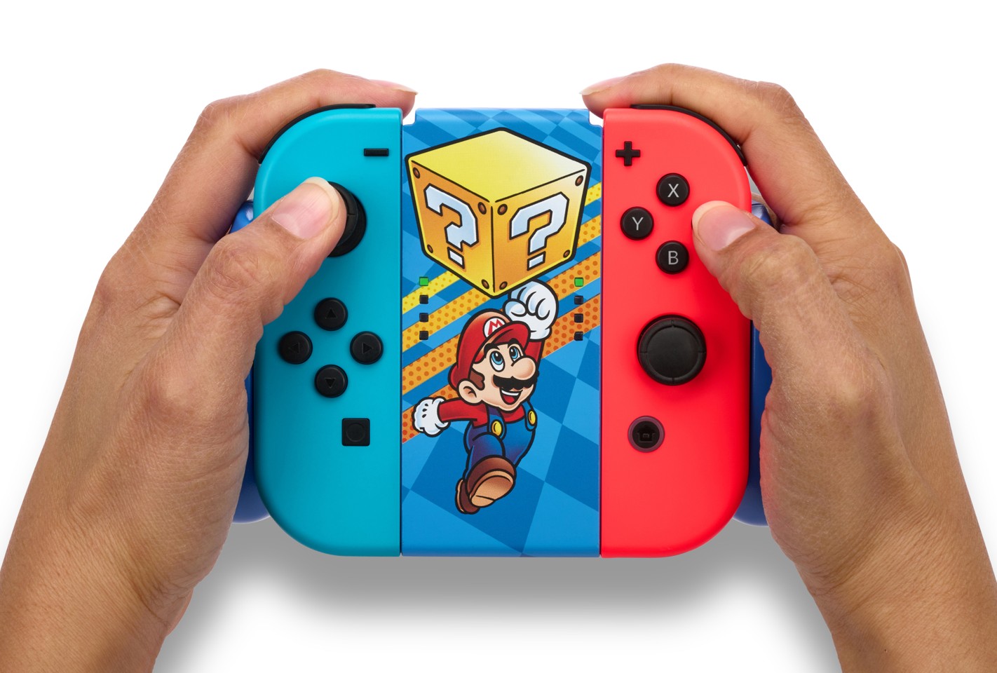 PowerA JOY-CON Comfort Grip - Mystery Block Mario /Nintendo Switch