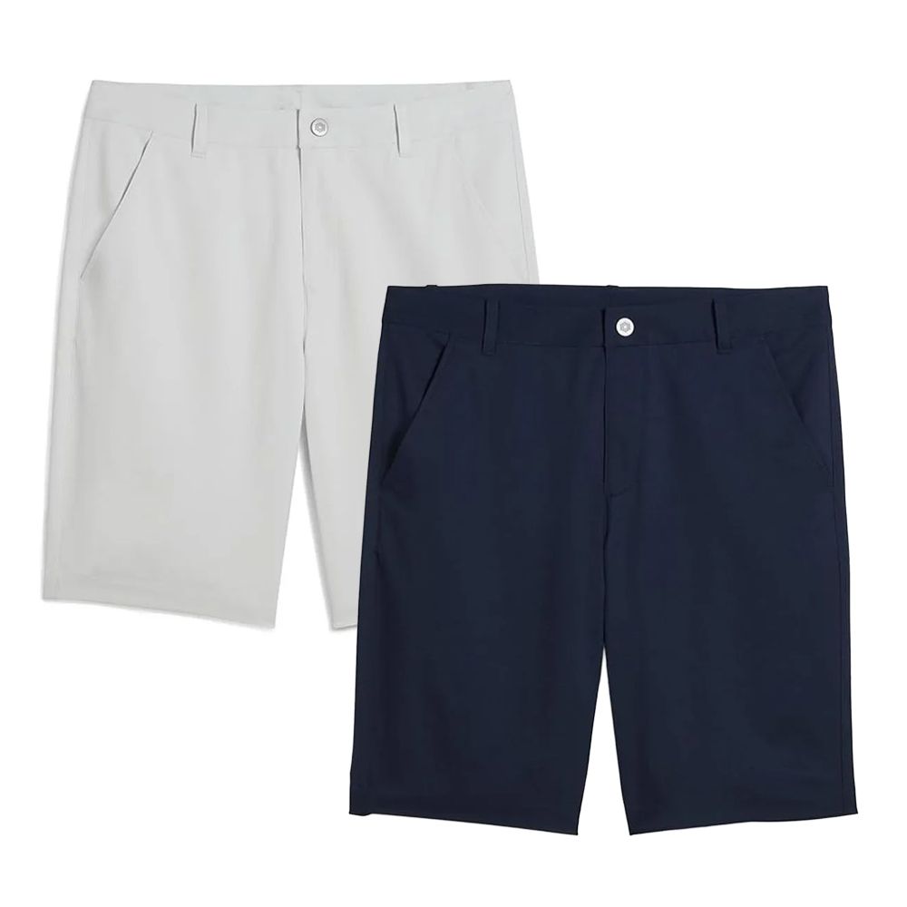 Golf Tech 2.0 Shorts Herre 2 Pack Grå/Navy