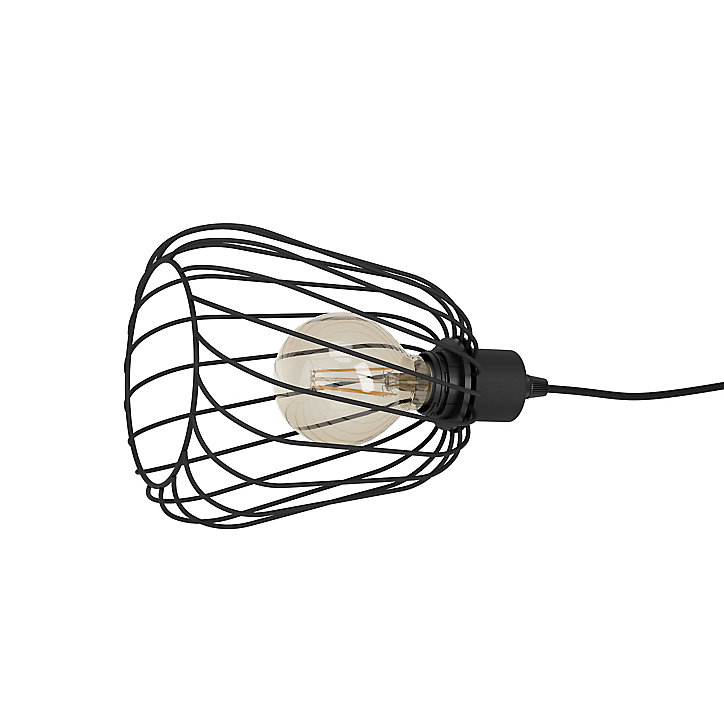 Lampe à poser Rufford E27 IP20 40W 18 x 23 cm noir mat