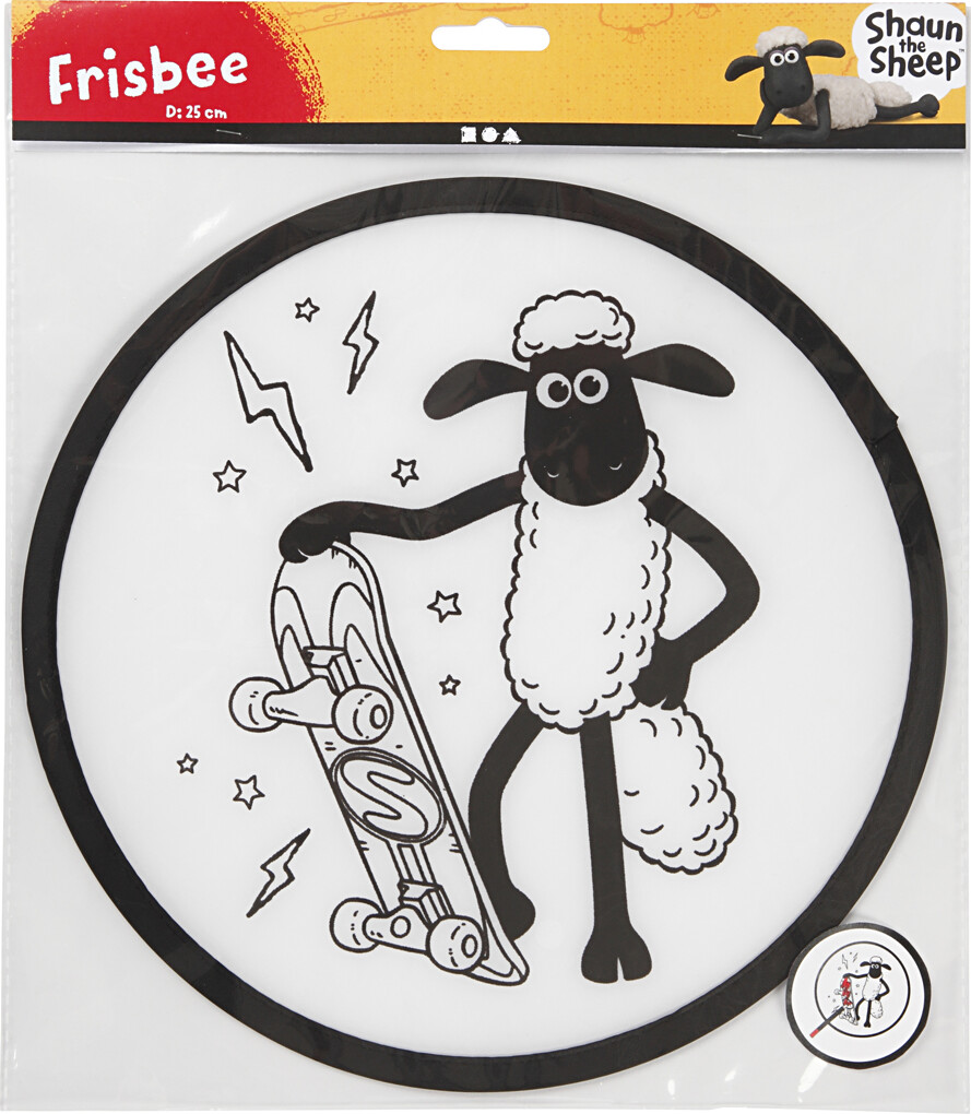 Frisbee Til Børn - Mal Selv - Frode - F For Får