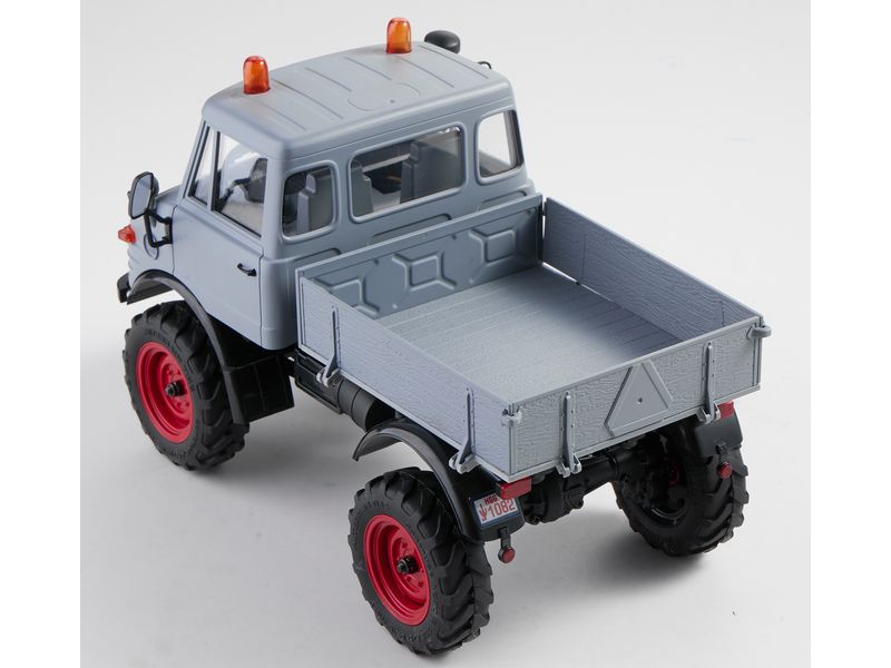 FMS Scale Crawler FXC24 Unimog 421 Grau, RTR, 1:24 FCX24 Mini Rock Crawler mit detaillierter Unimog Karosserie und 2-Gang Getriebe