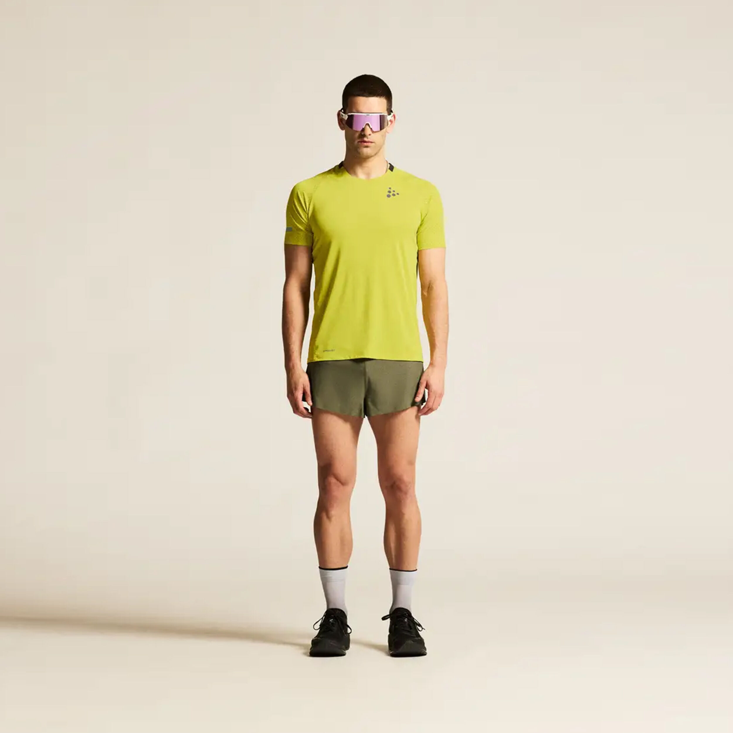 Craft Pro Hypervent Tee Maillot De Course Hommes - Vert