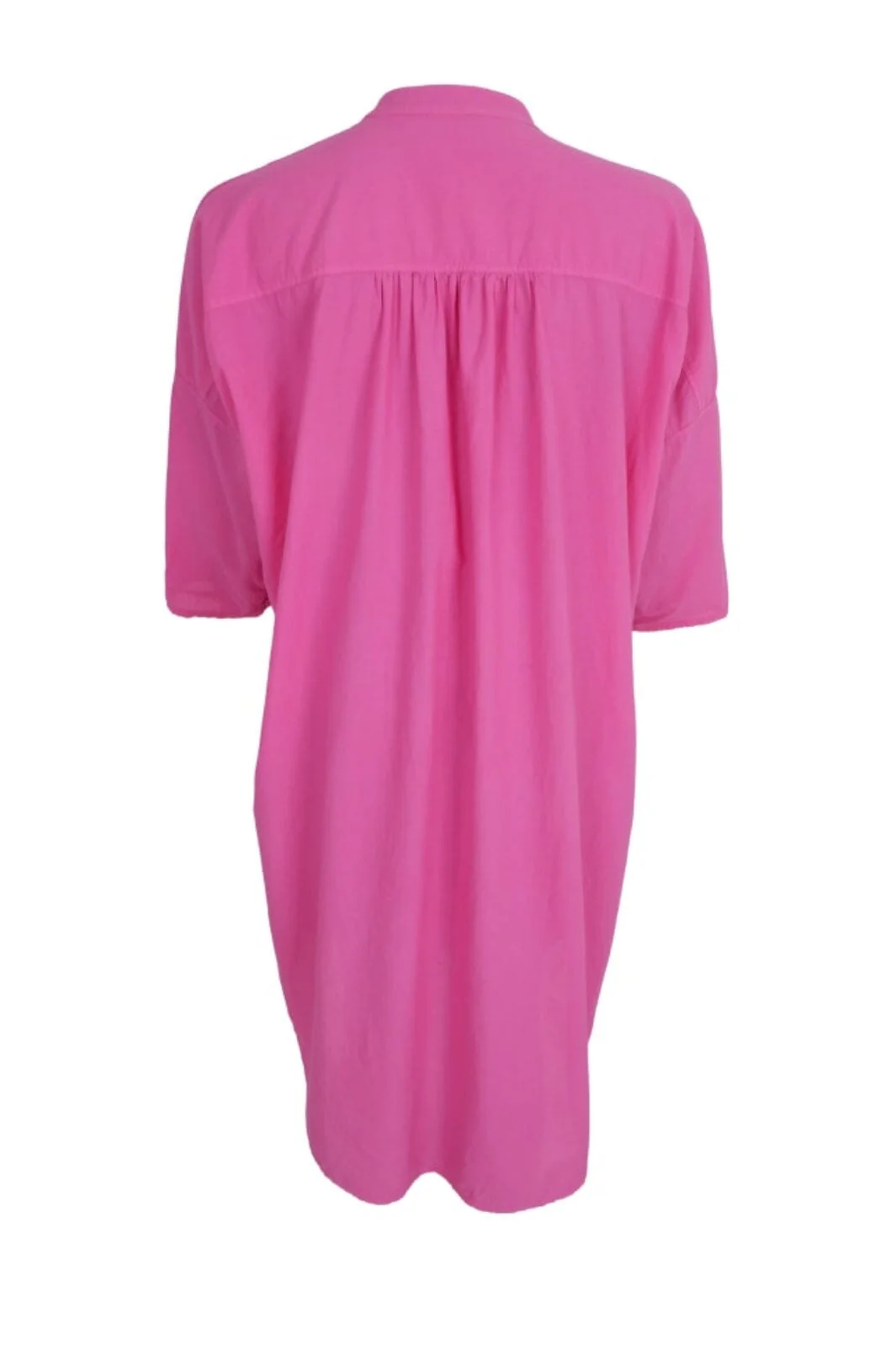Black Colour Bclynette Shirt Dress fuchsia