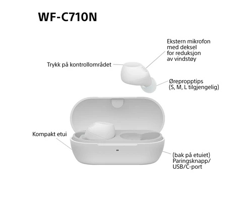 Sony WF-C710 - White