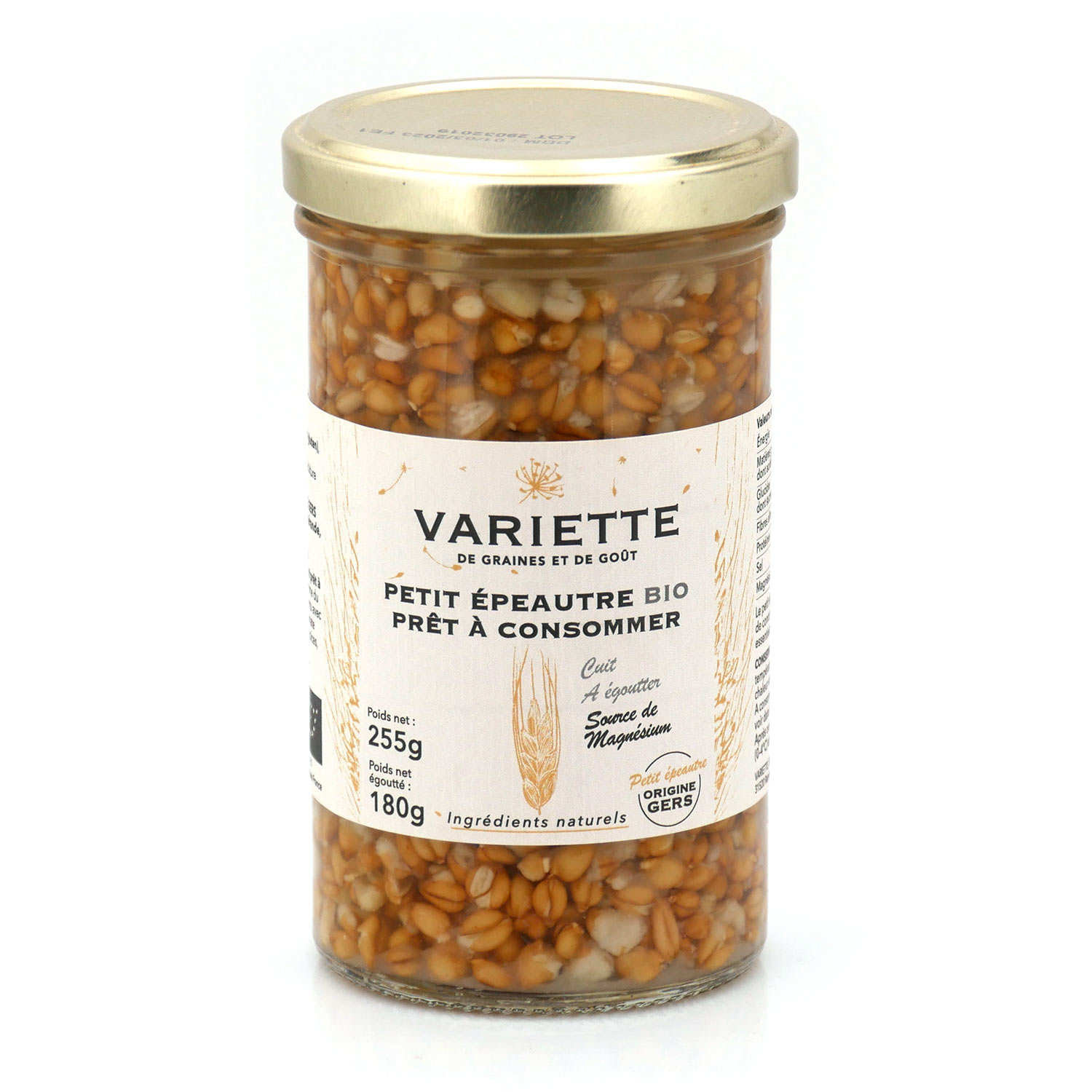 Petit épeautre bio prêt à consommer