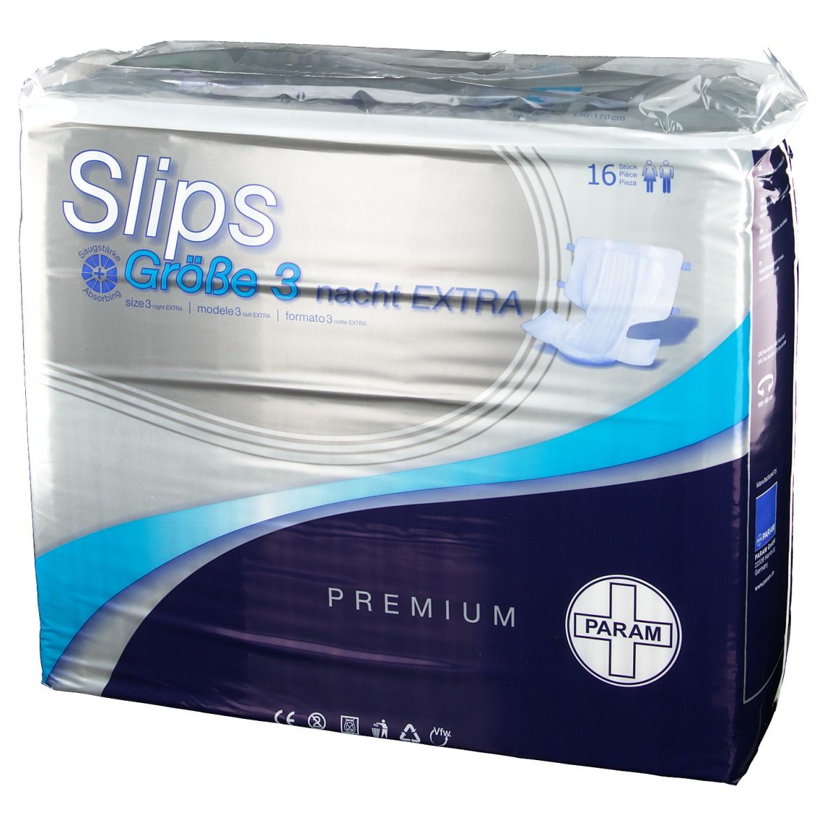 PARAM Slip Premium Größe 3 Nacht