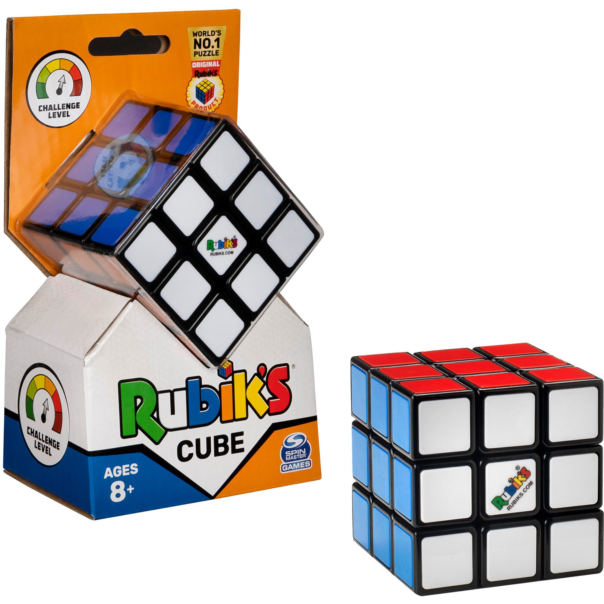 Spin Master Geschicklichkeitsspiel Rubik's - Cube 3x3 Zauberwürfel