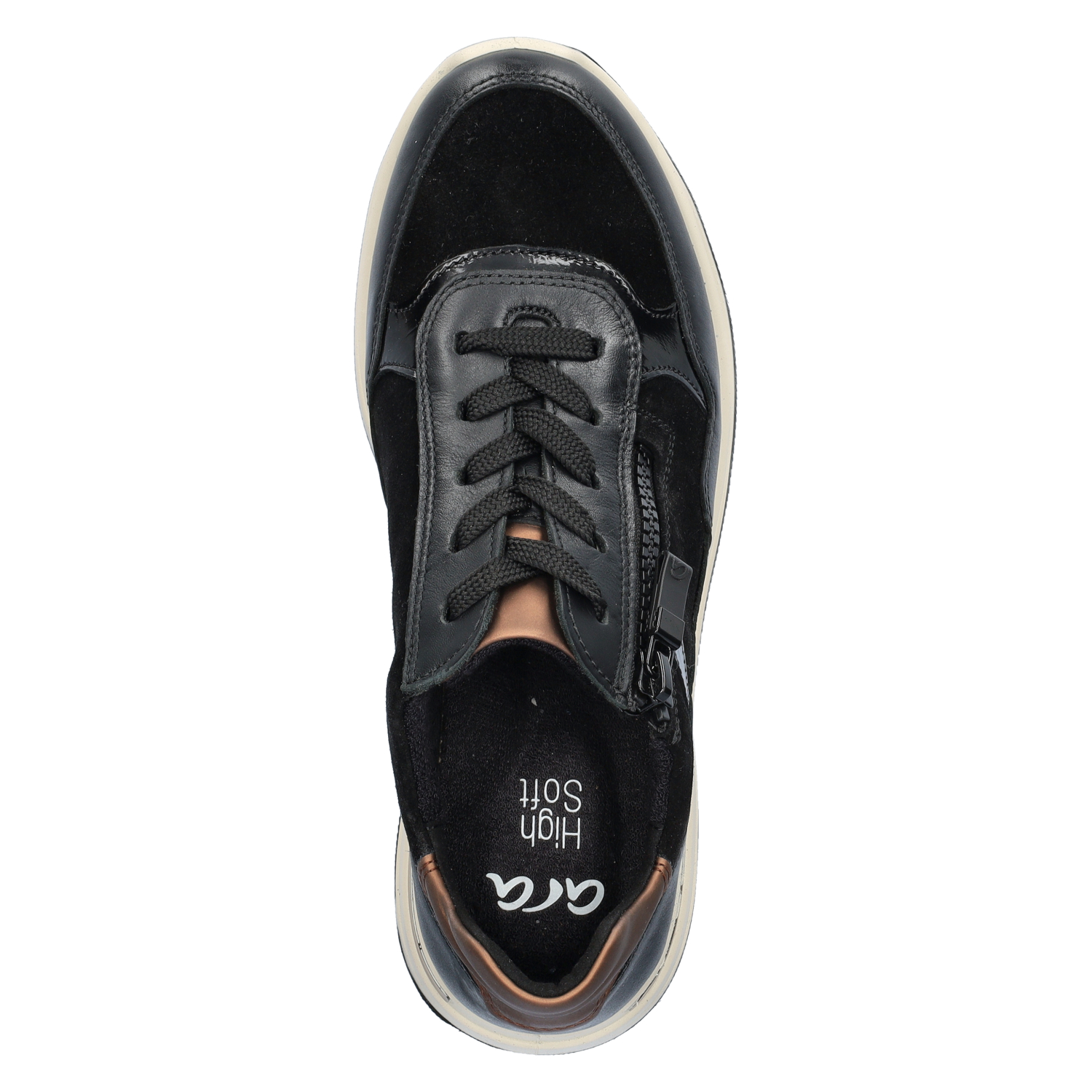 Graz dames sneaker Ara Zwart