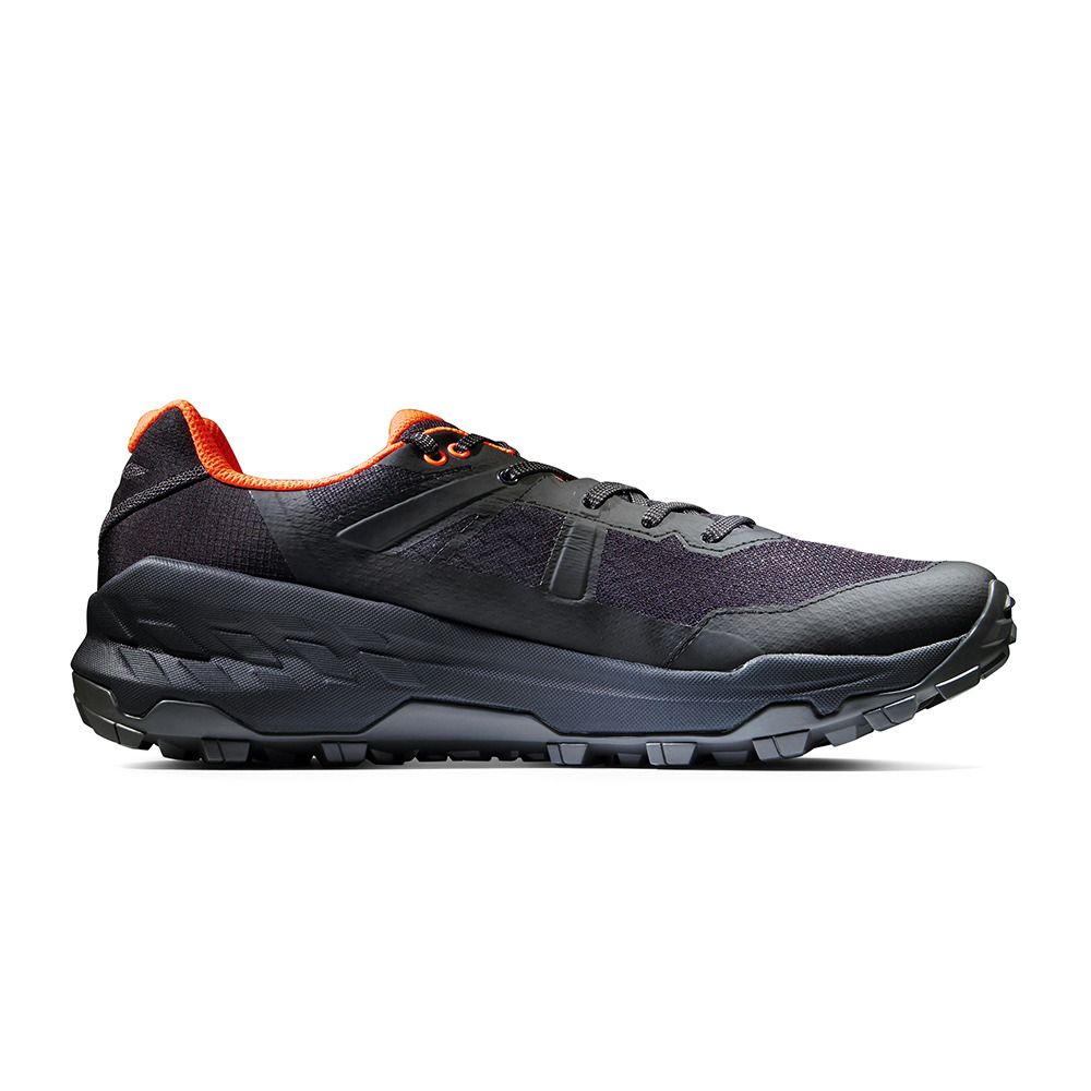 Mammut SERTIG II LOW GTX - Chaussures randonné Homme black/vibrant orange