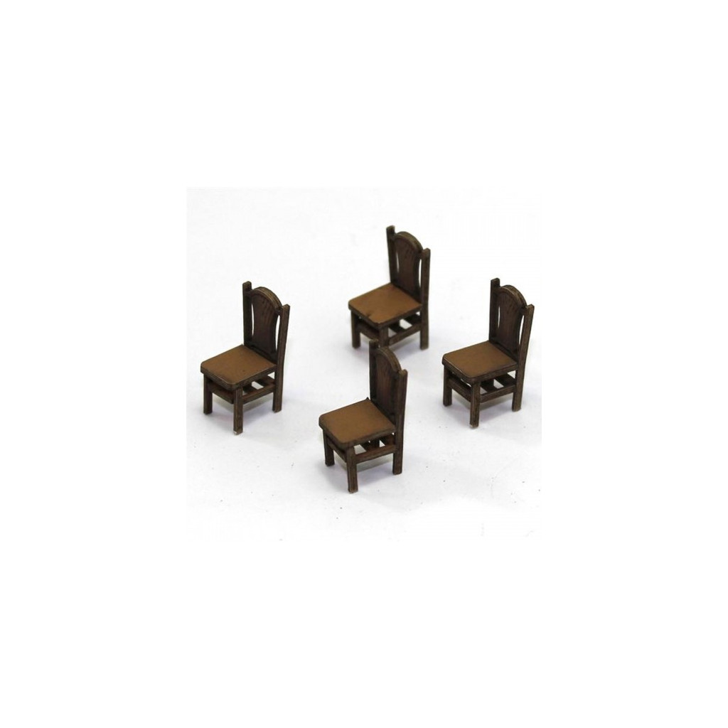 Chaises à Dossier en Gerbe (x4)