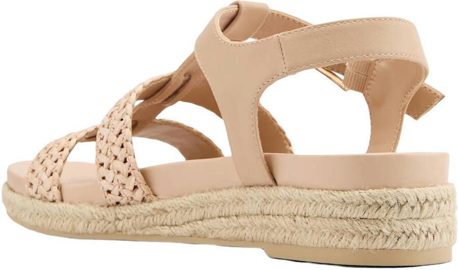 ESPRIT leren espadrilles beige