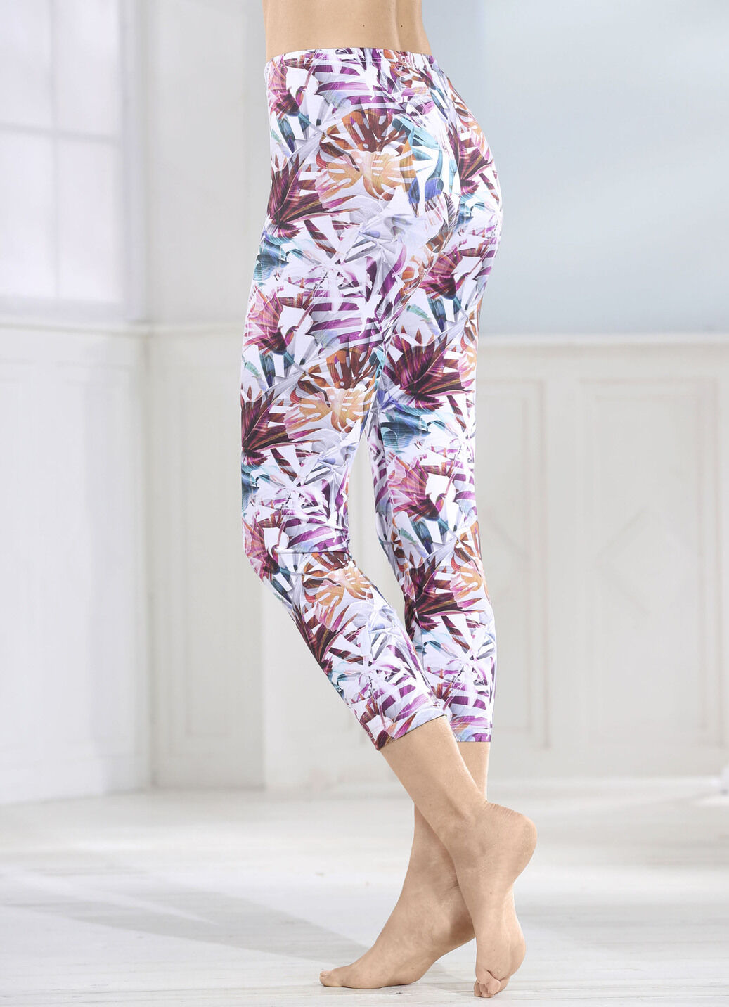 Laurina Leggings mit buntem Druckdessin