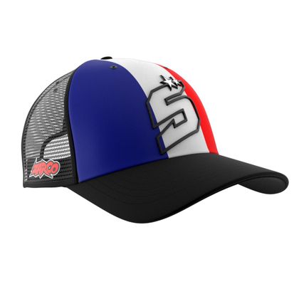 Casquette Ixon CAP2 ZARCO 24 - Bleu / Rouge