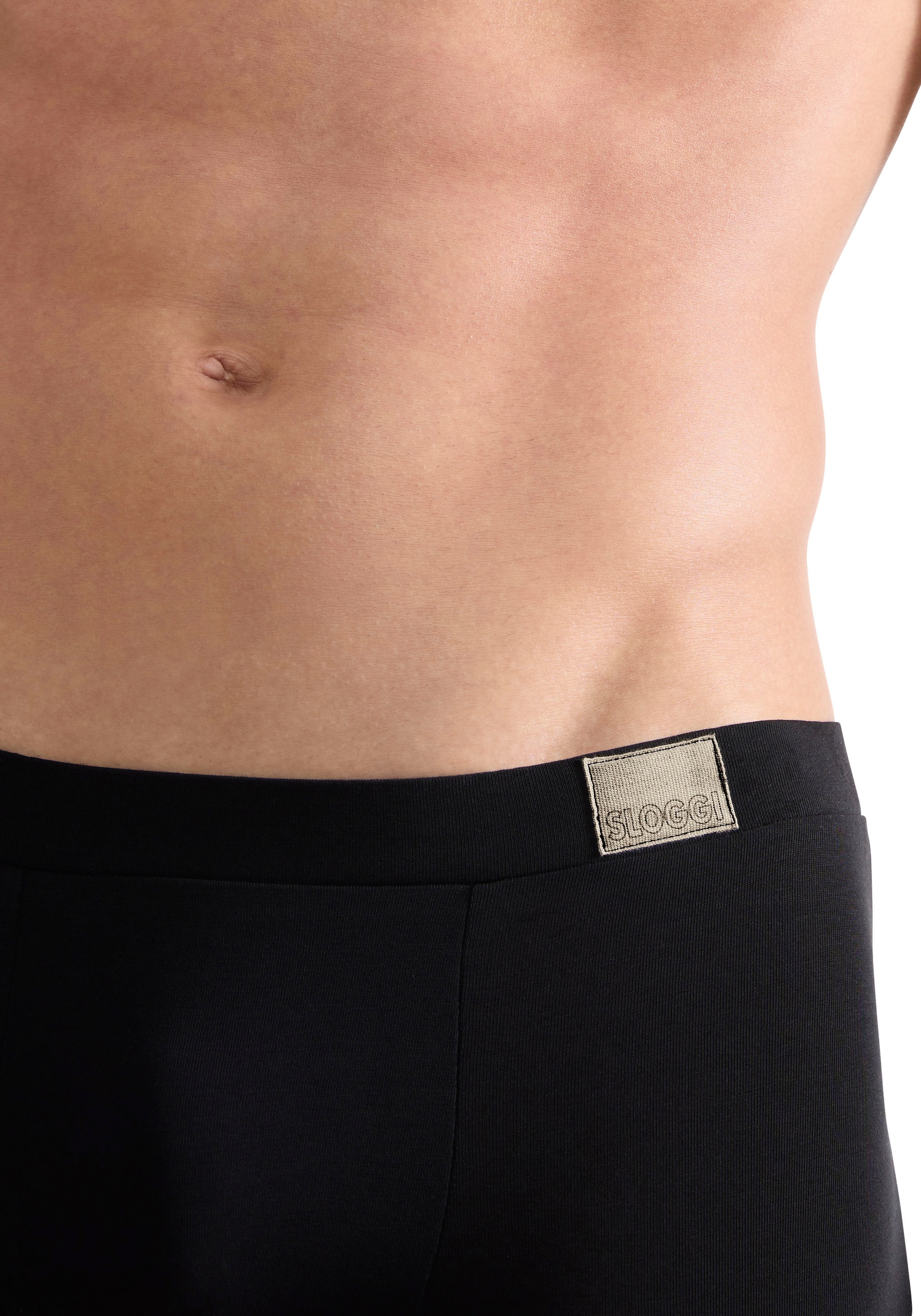 sloggi Boxershorts »Men GO Natural«, 2 Stk. mit langem Bein, eng anliegend. ohne Eingriff