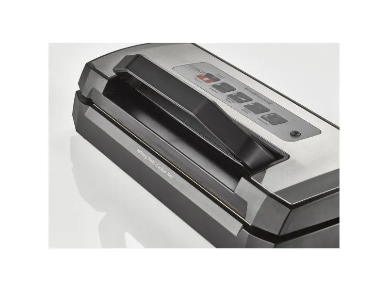Caso VRH 490 advanced, Sort, Rustfrit stål, 800 mbar, Plast, Rustfrit stål, Touch, GS/CE, 110 W