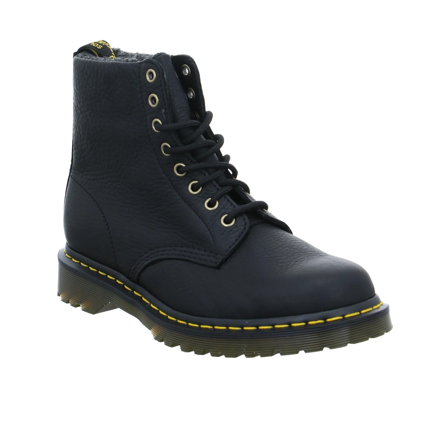 DR. MARTENS Winter-Boots Schwarz Leder