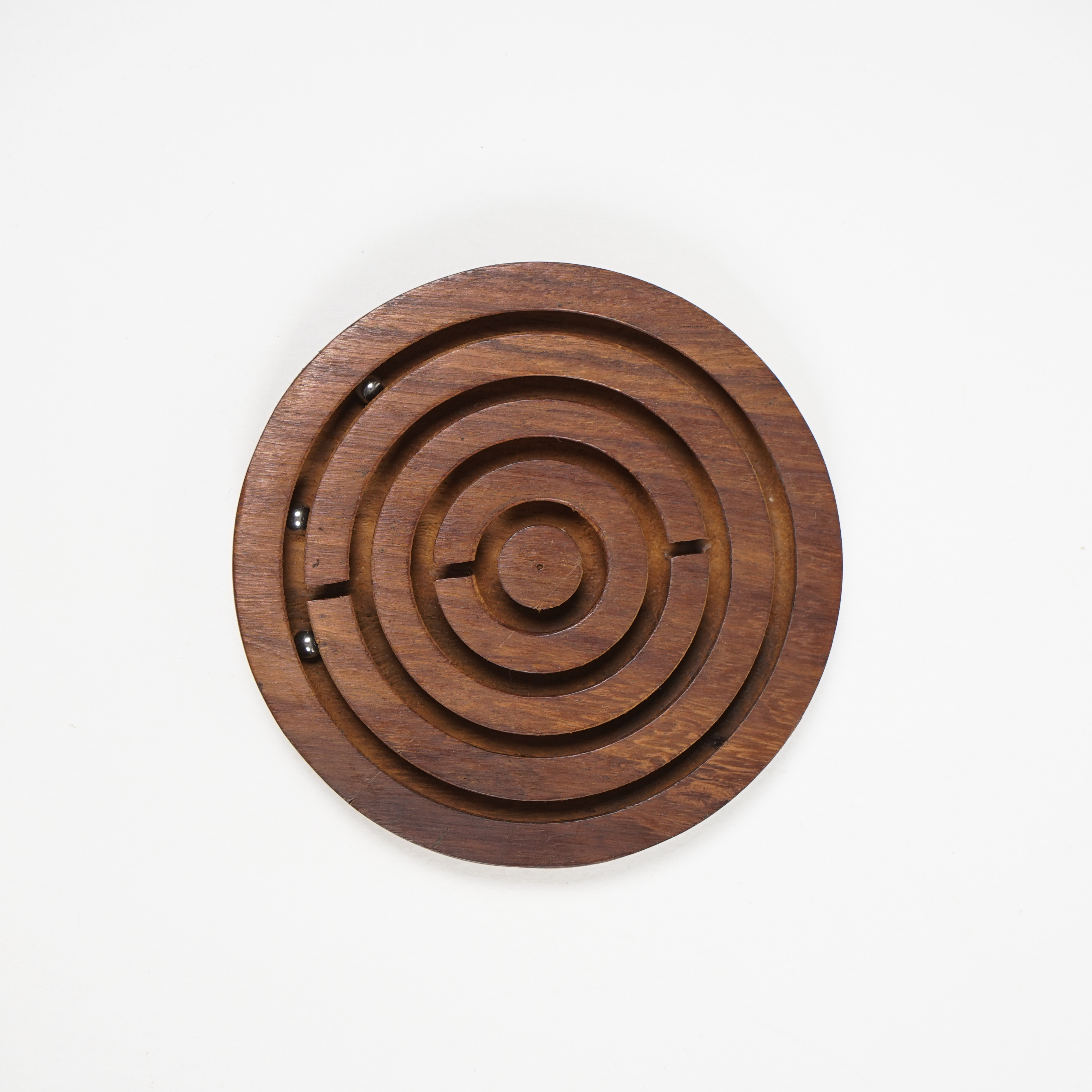 Gedulds-Spiel aus Palisanderholz, braun, Ø 8 cm, H 1 cm günstig bestellen