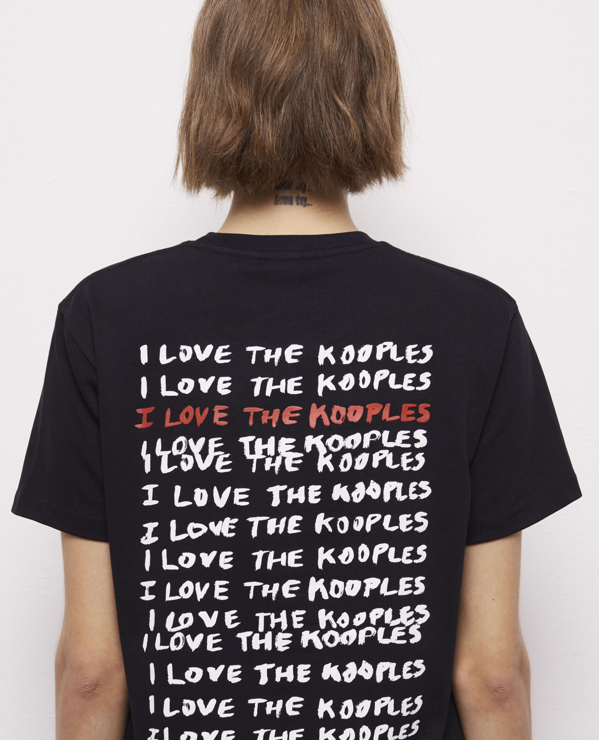 T-shirt I Love Kooples noir