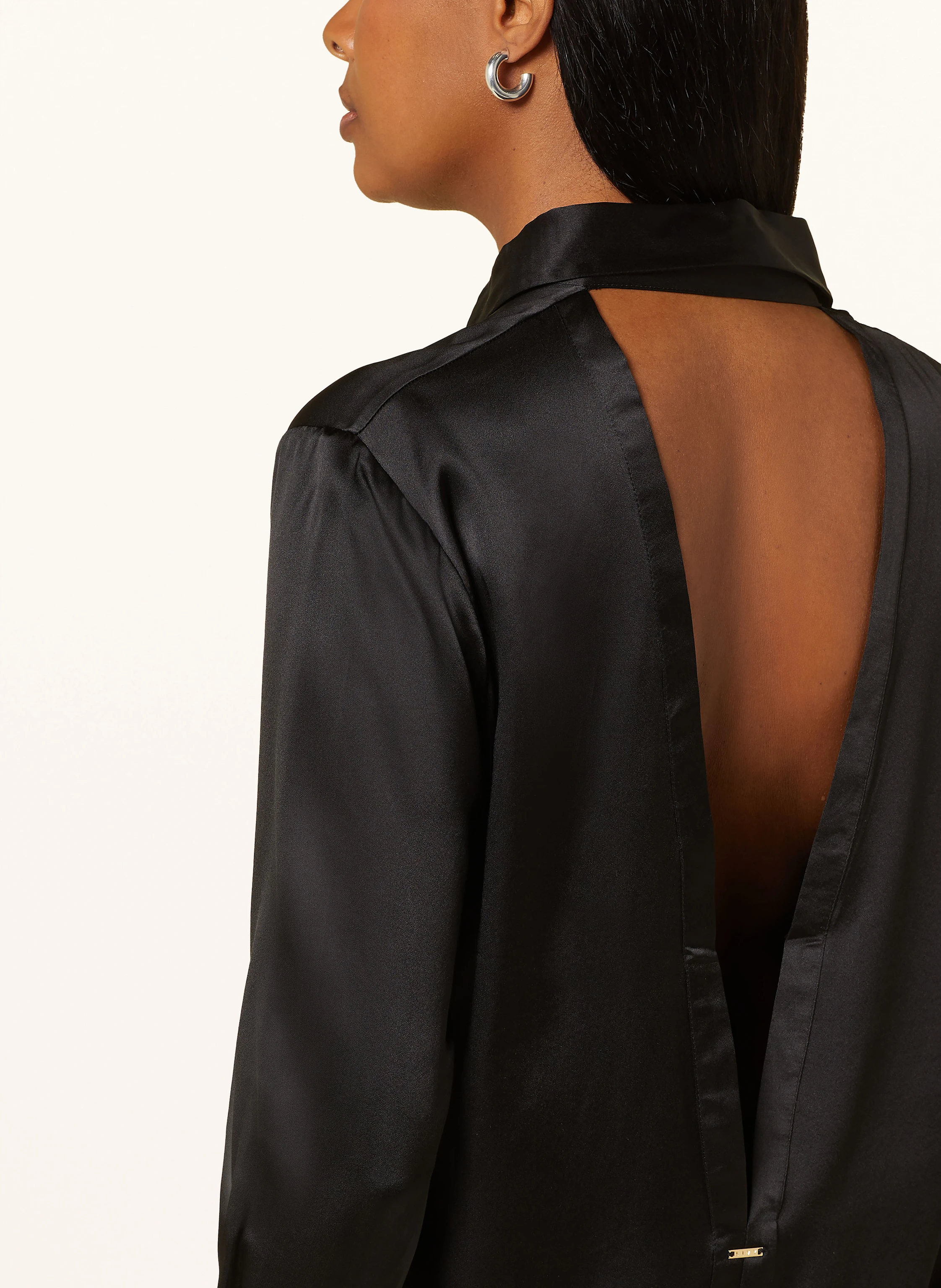LIVY Hemdbluse ROMEO aus Seide mit Cut-out