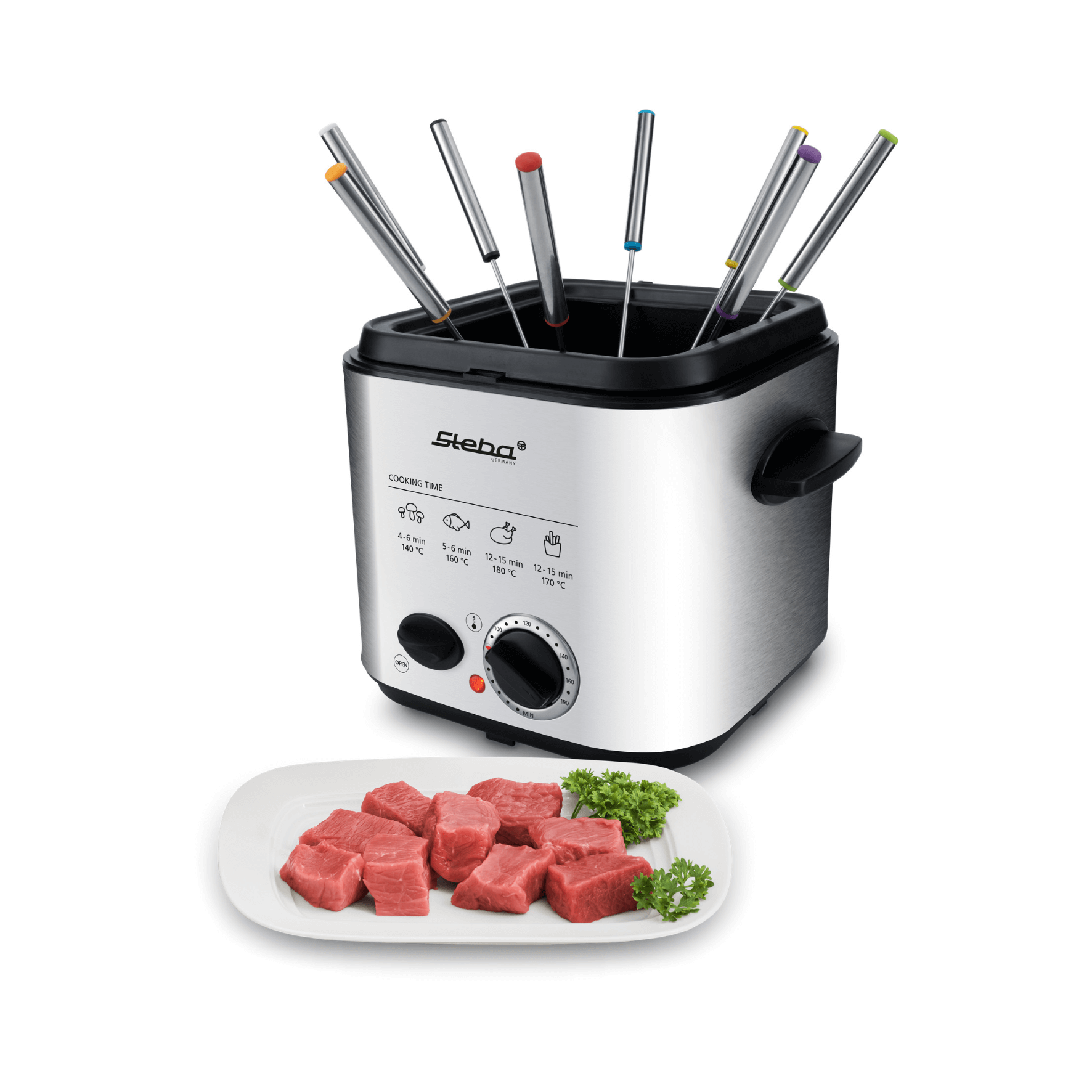 Steba DF 95 Mini deep fryer with fondue set