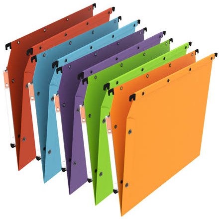 Dossier suspendu pour armoires kraft Ultimate AZV Elba fond normal couleurs assorties