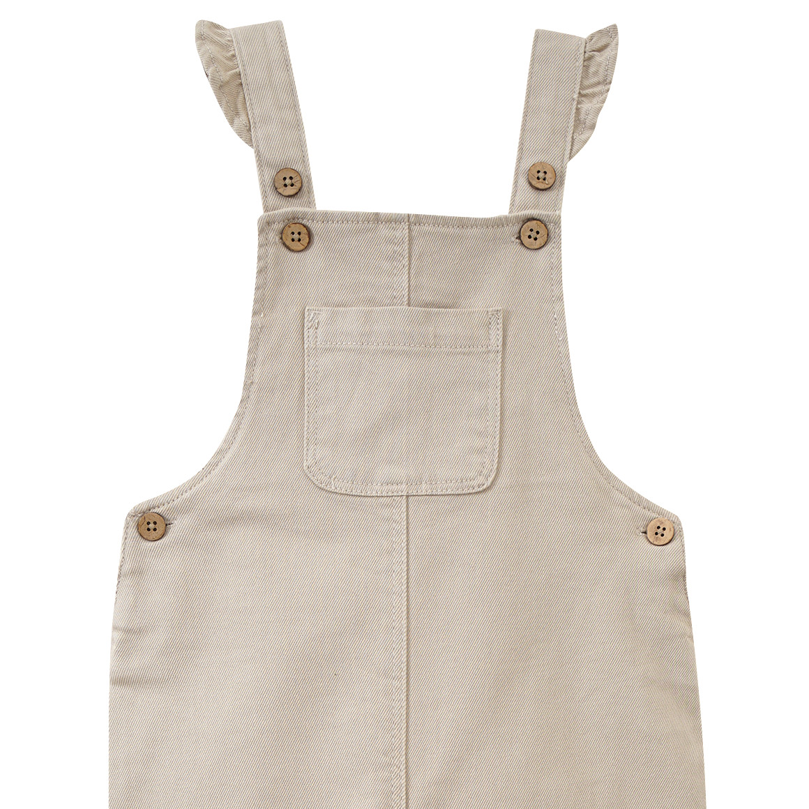 Topolino Pure Collection Mädchen Latzhose mit Brusttasche beige