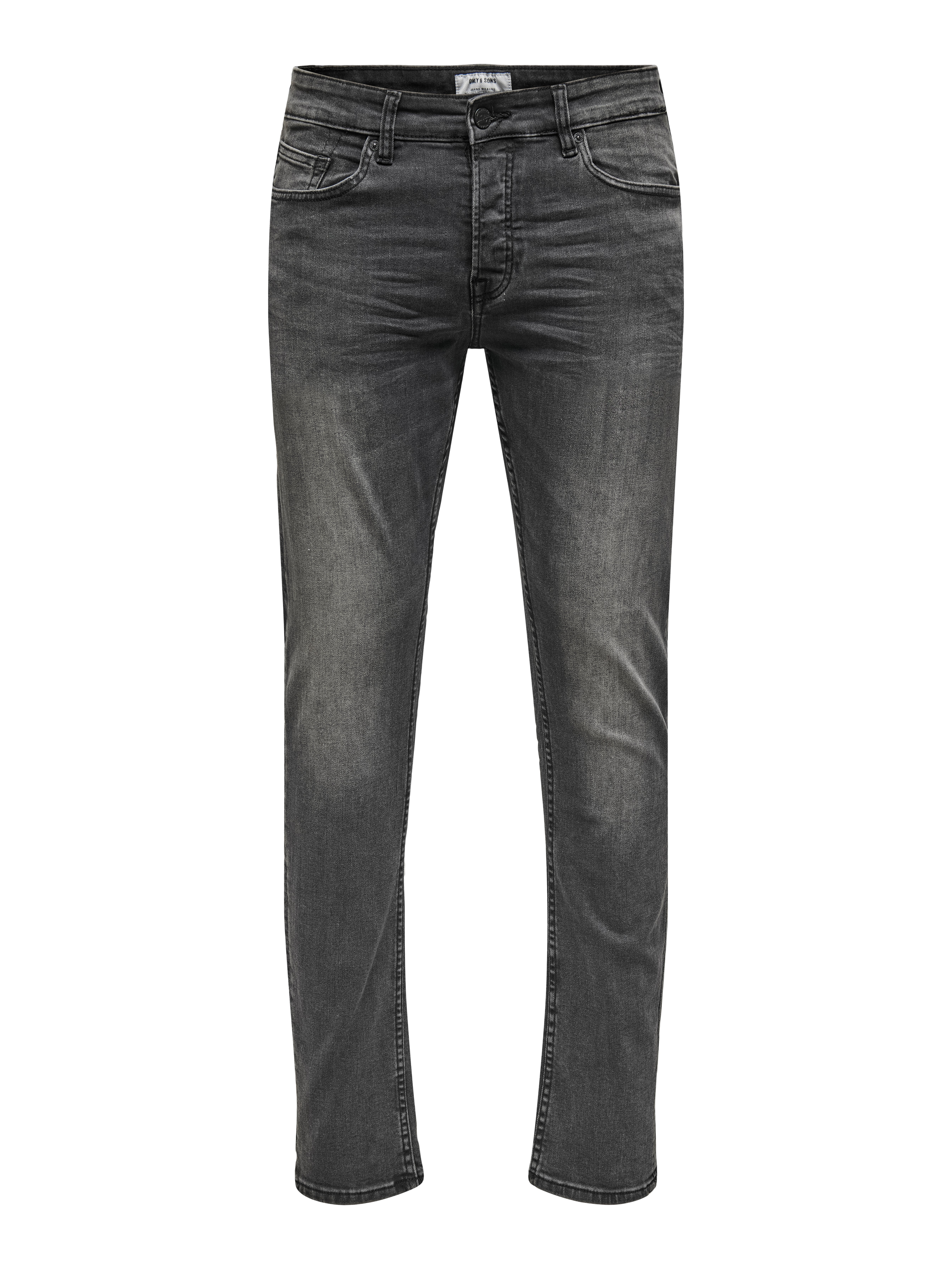 ONSLOOM Mid Rise Slim Fit Jeans Black Denim