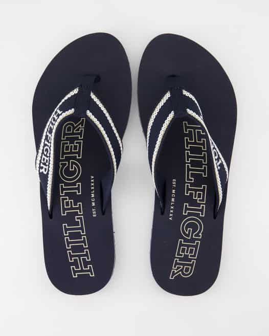 Tommy Hilfiger Beach Sandal Zehentrenner in Blau
