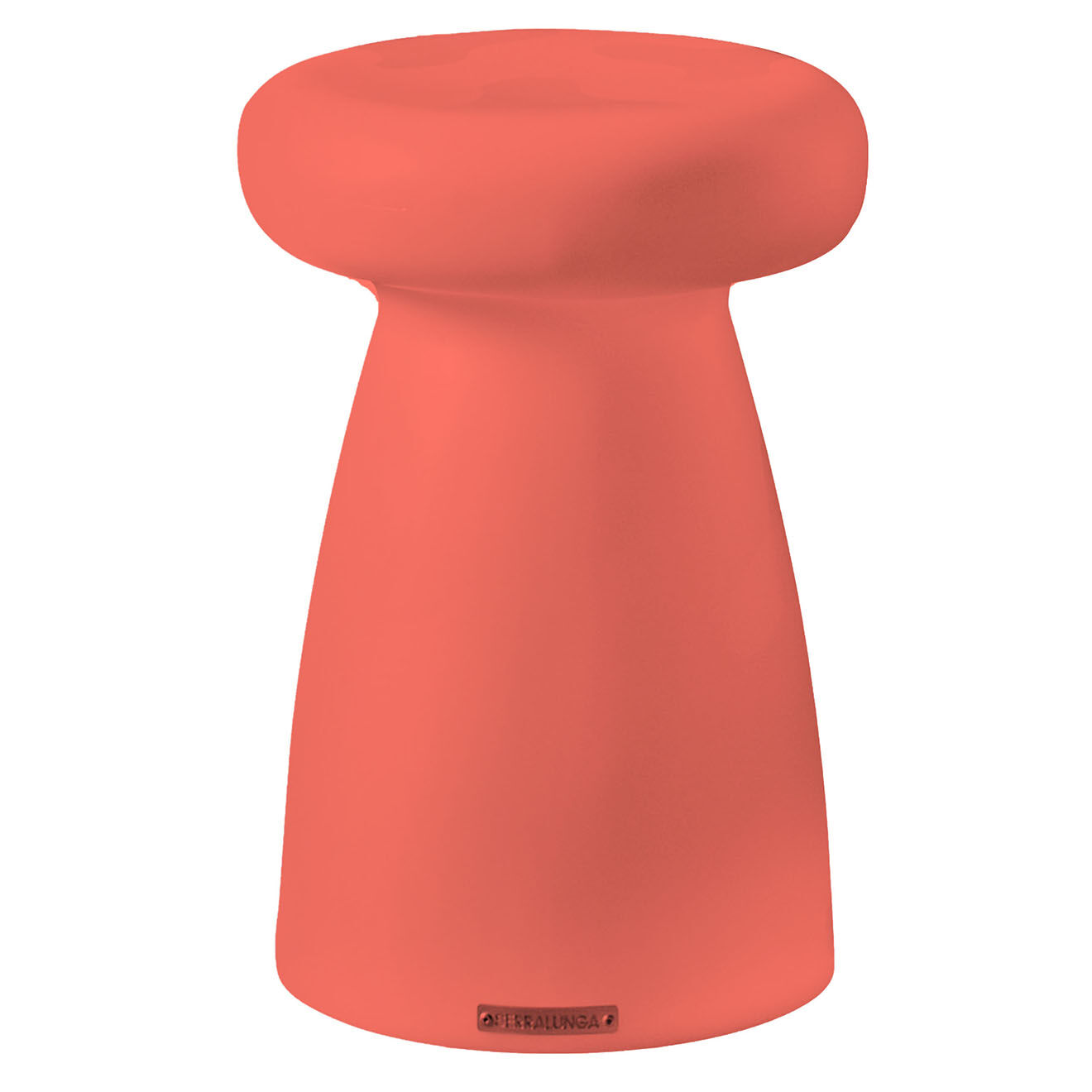 Serralunga Petite table/tabouret porcino design par aldo cibic corail - D.35x50 cm