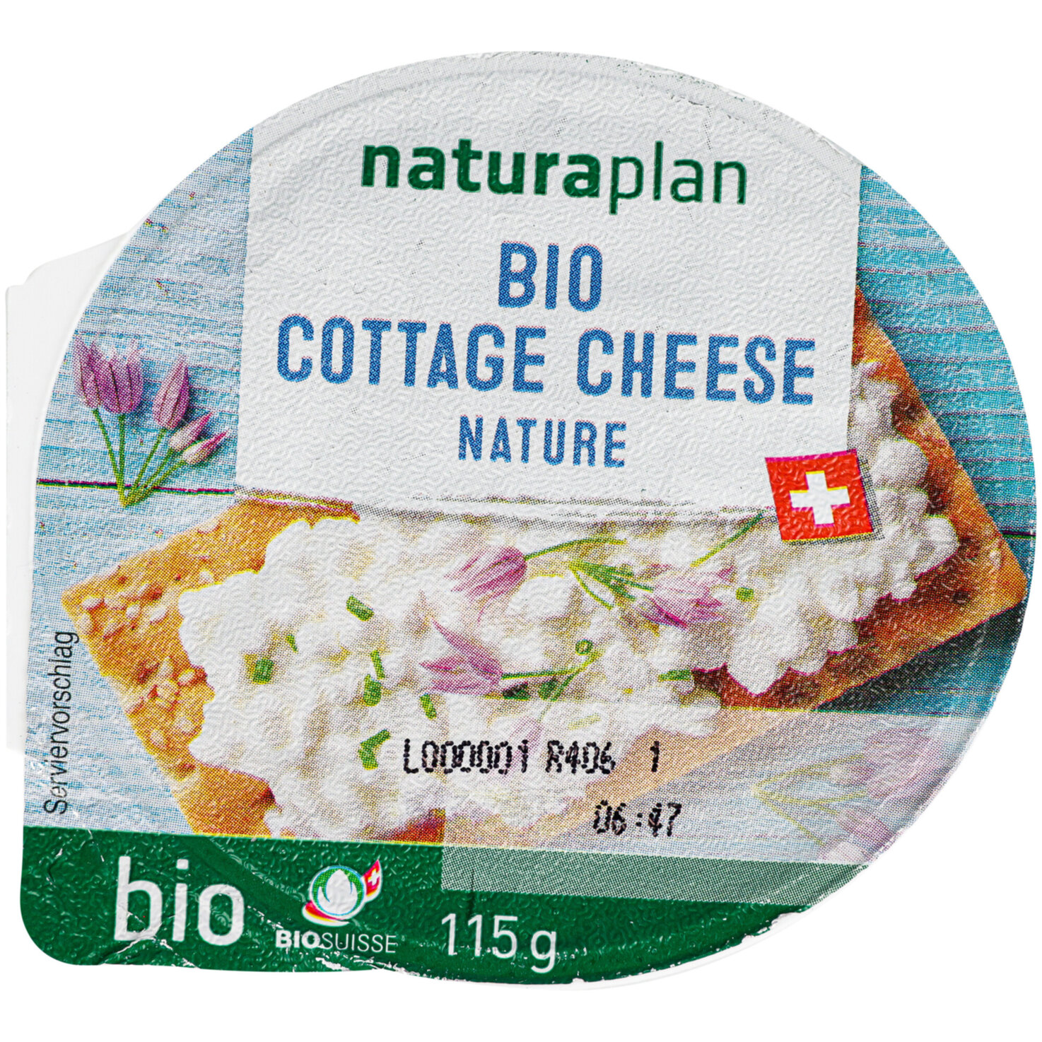 Bio cottage cheese 2x115g