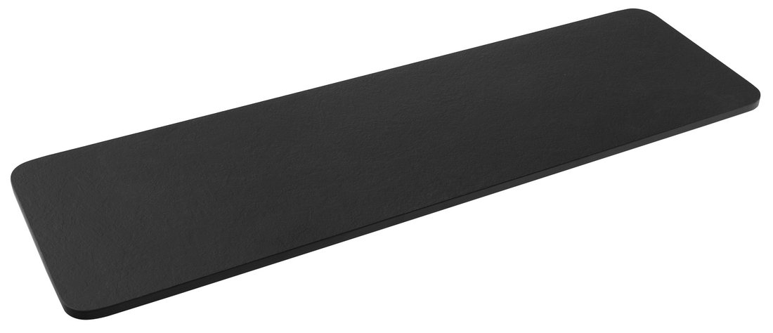 Sapho Universal badplank met zitmogelijkheid 70x25cm zwart