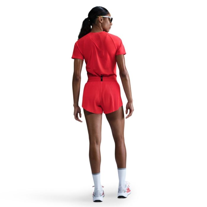 Nike Dame Shorts Dri-FIT Advanced Aeroswift Mid-Rise 3 Inch Shorts Rød
