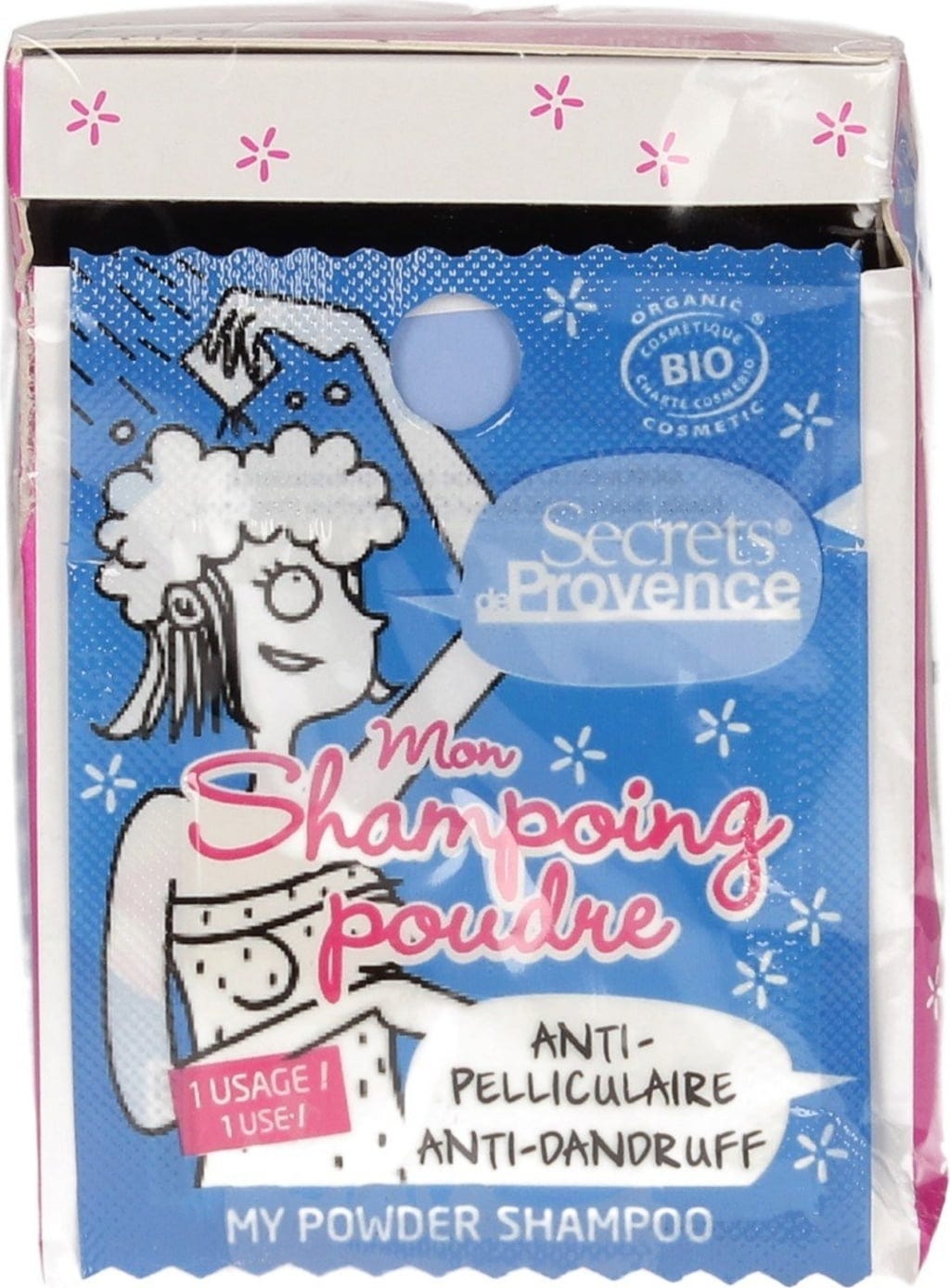Secrets de Provence  Shampoo-Pulver Bio Anti Schuppen, 12 g