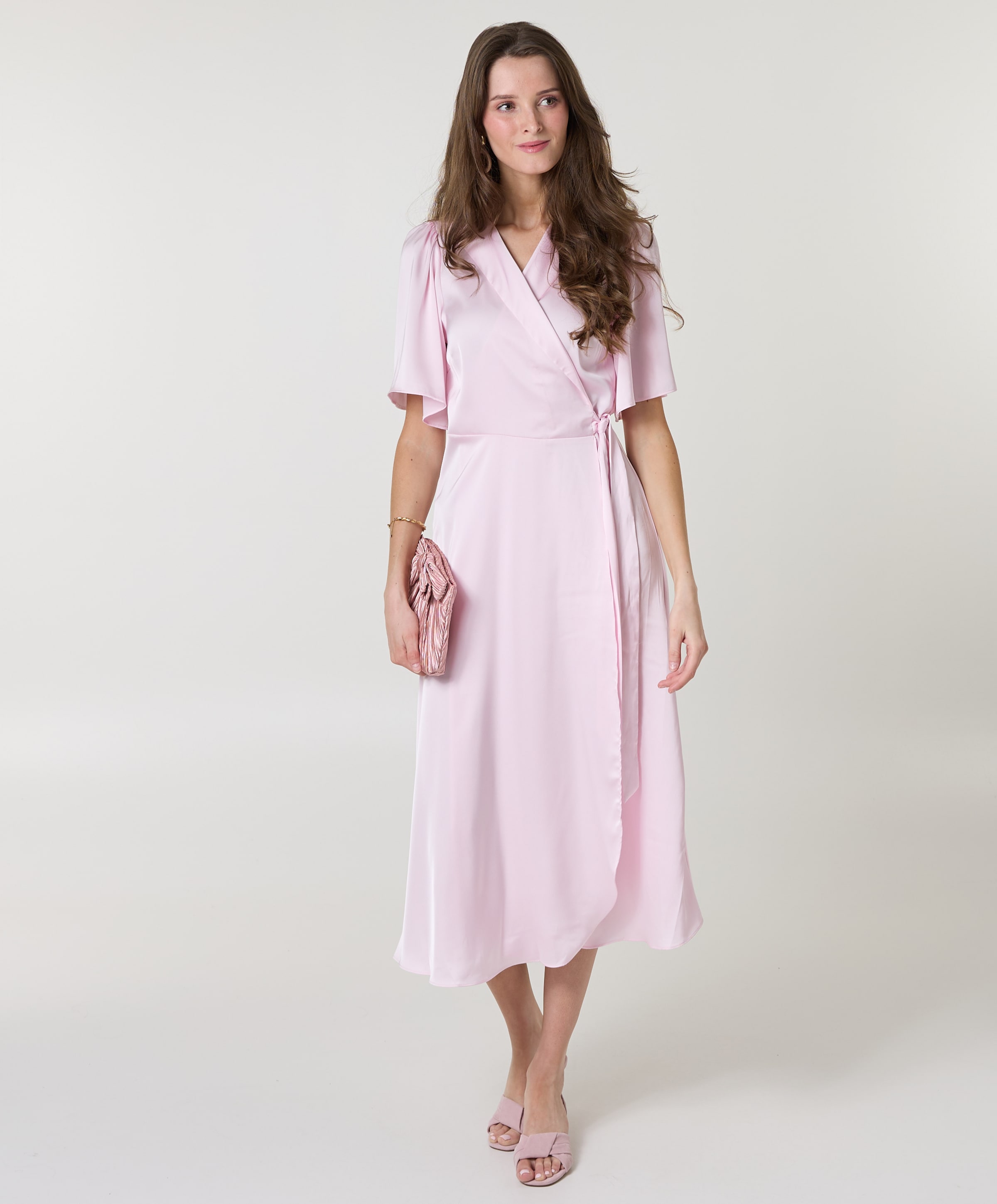 Vila Dames jurk roze