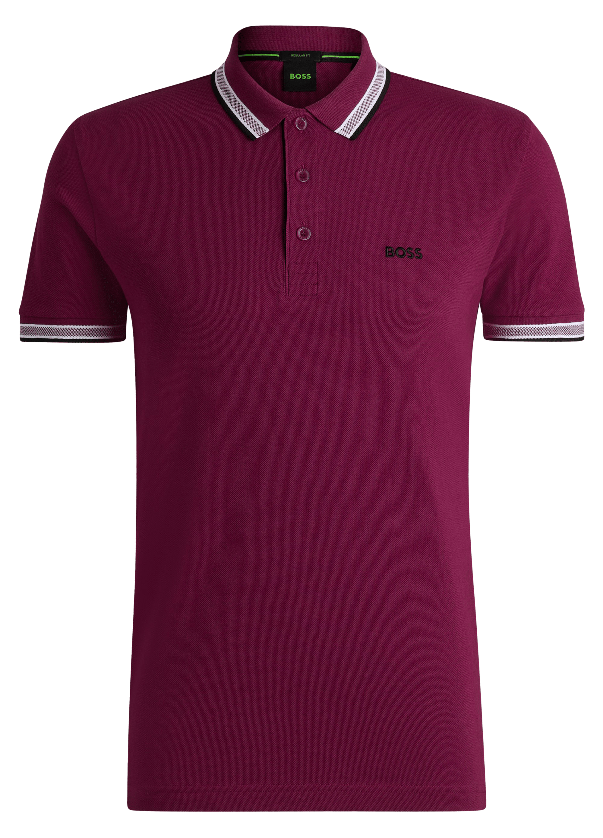 Polo regular fit en coton | Rose