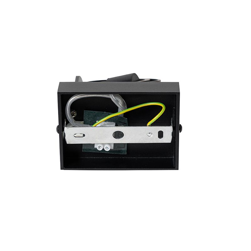 Moderne plafondspot zwart draai- en kantelbaar GU10 50mm - Master