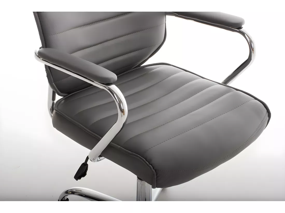 Fauteuil de bureau à grise 59 x 57 x 128 cm BUR10006