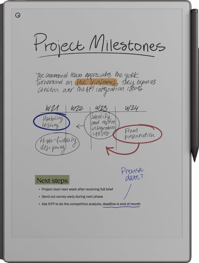 reMarkable Paper Pro E-ink tablet + Marker Plus + Folio sæt