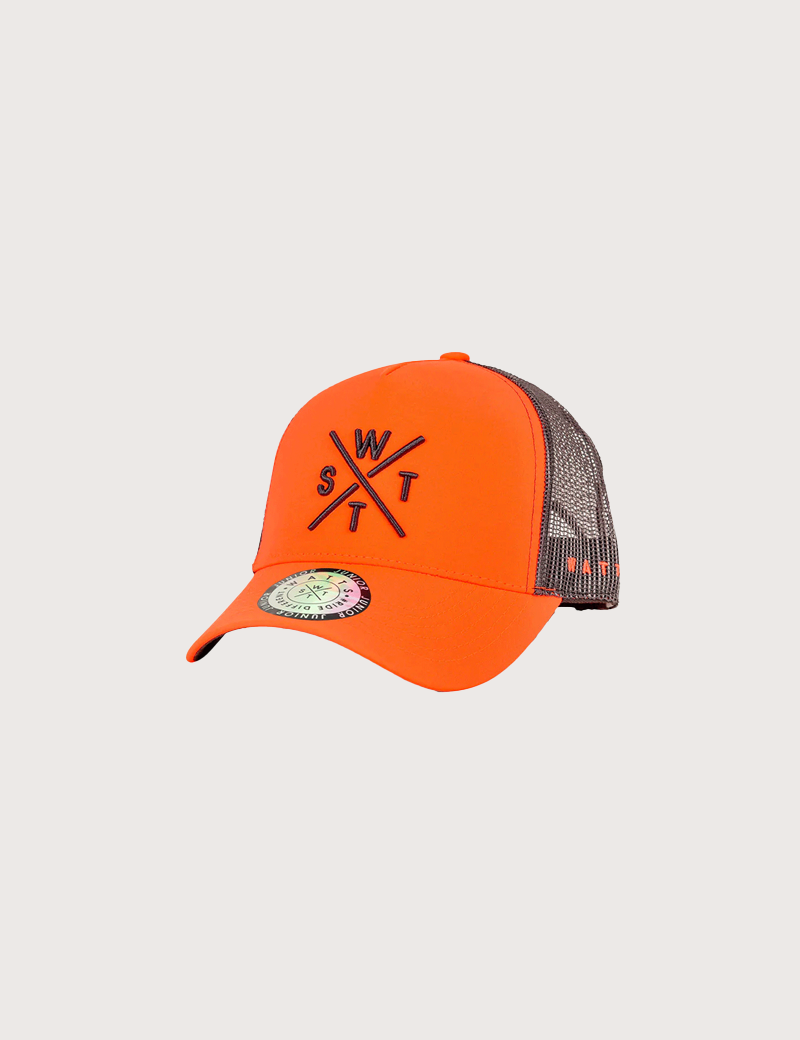 WATTS CASQUETTE ENFANT TRUCKER TRIBE FLUO ORANGE