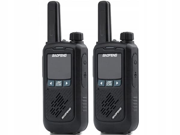 Kraftig walkie talkie med sett
