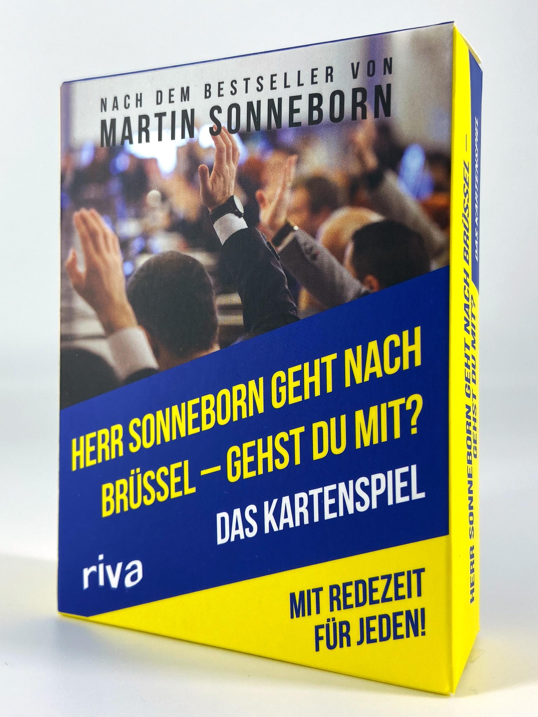 Herr Sonneborn geht nach Brüssel - gehst du mit?