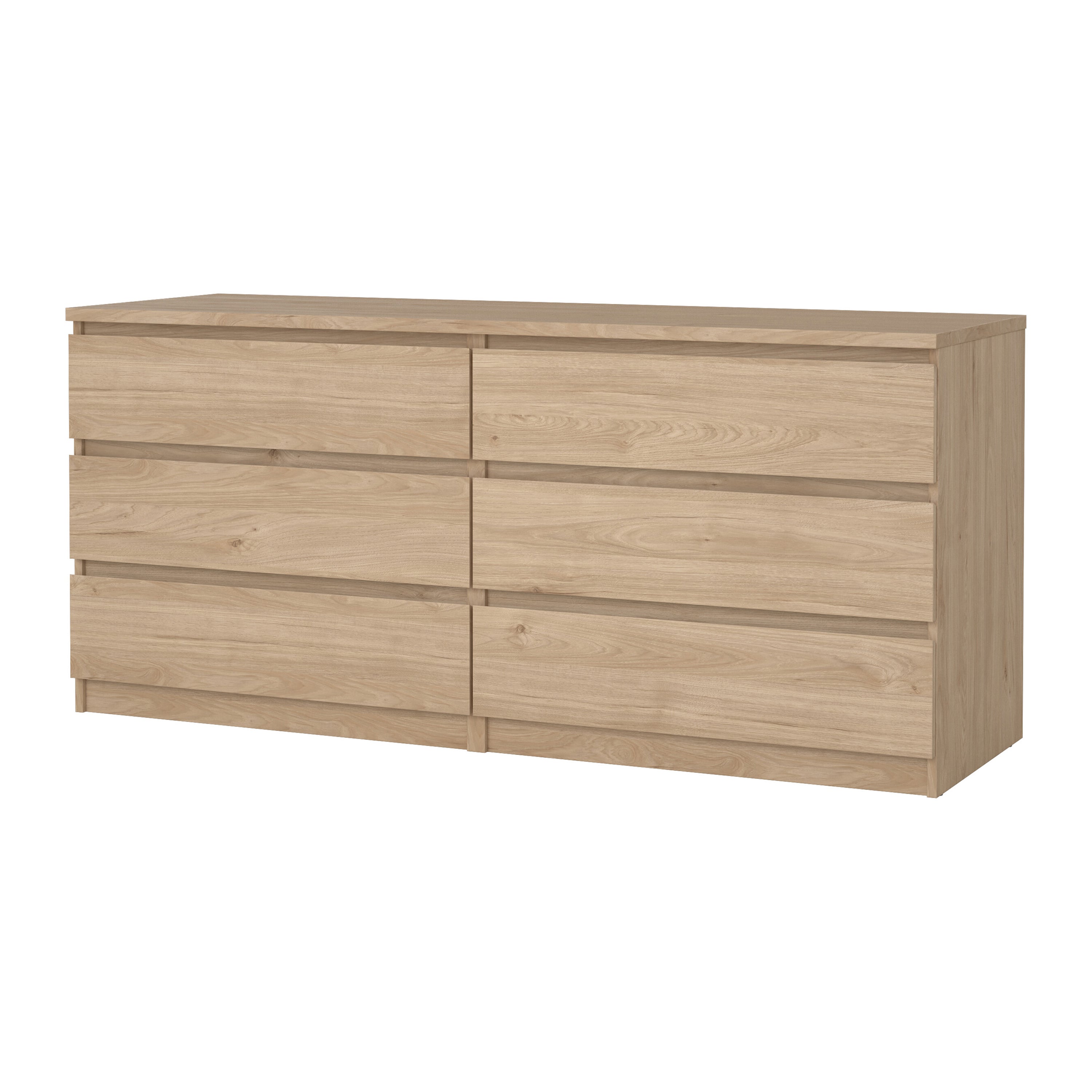 by fonQ basic Slide Ladekast - 6 lades -  Eiken