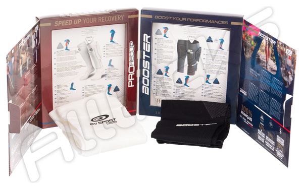 Paire de Chaussettes BV Sport Pack Performance Elite Blanc Noir