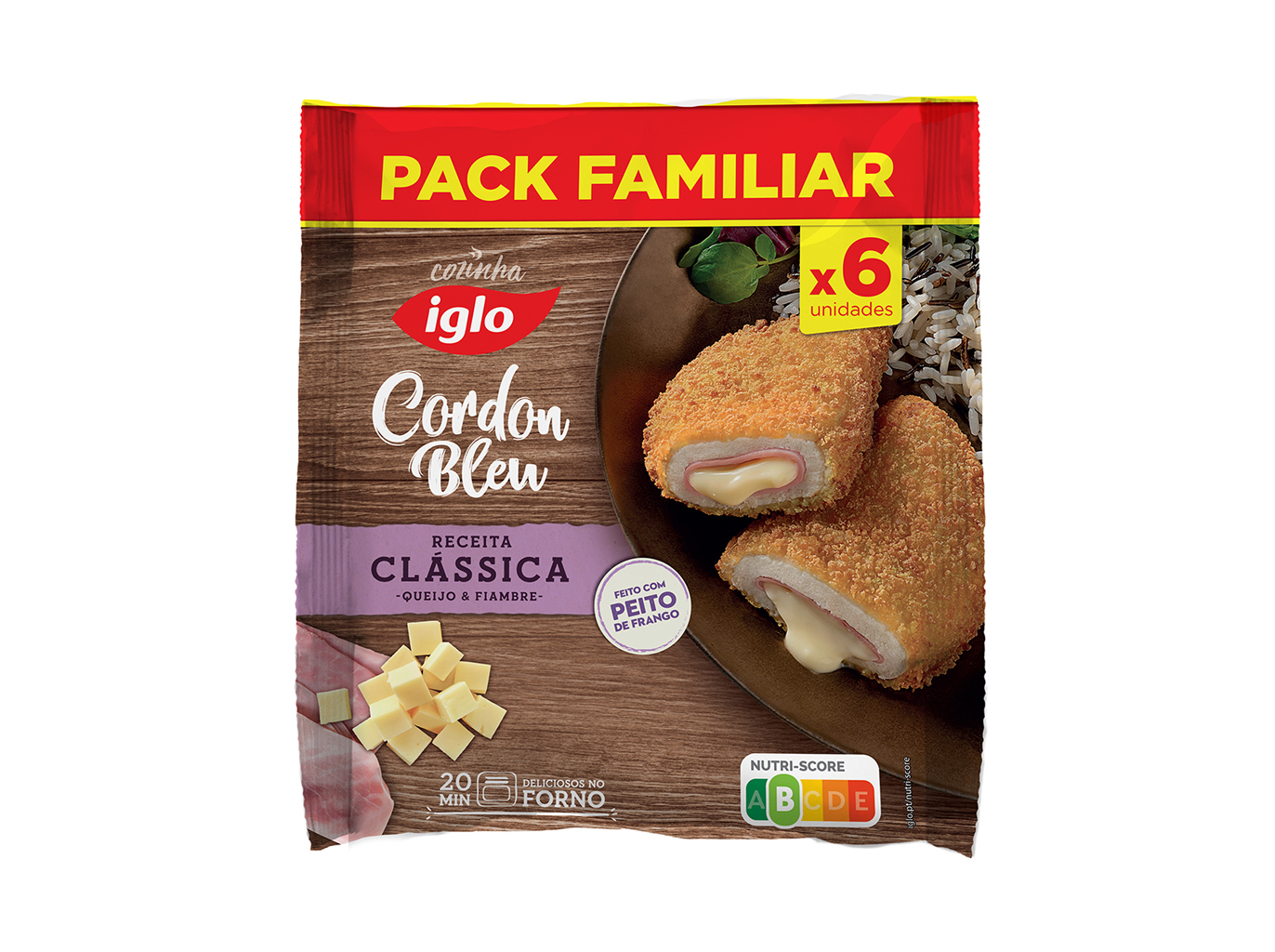 CORDON BLEU IGLO FRANGO 600G 6UN